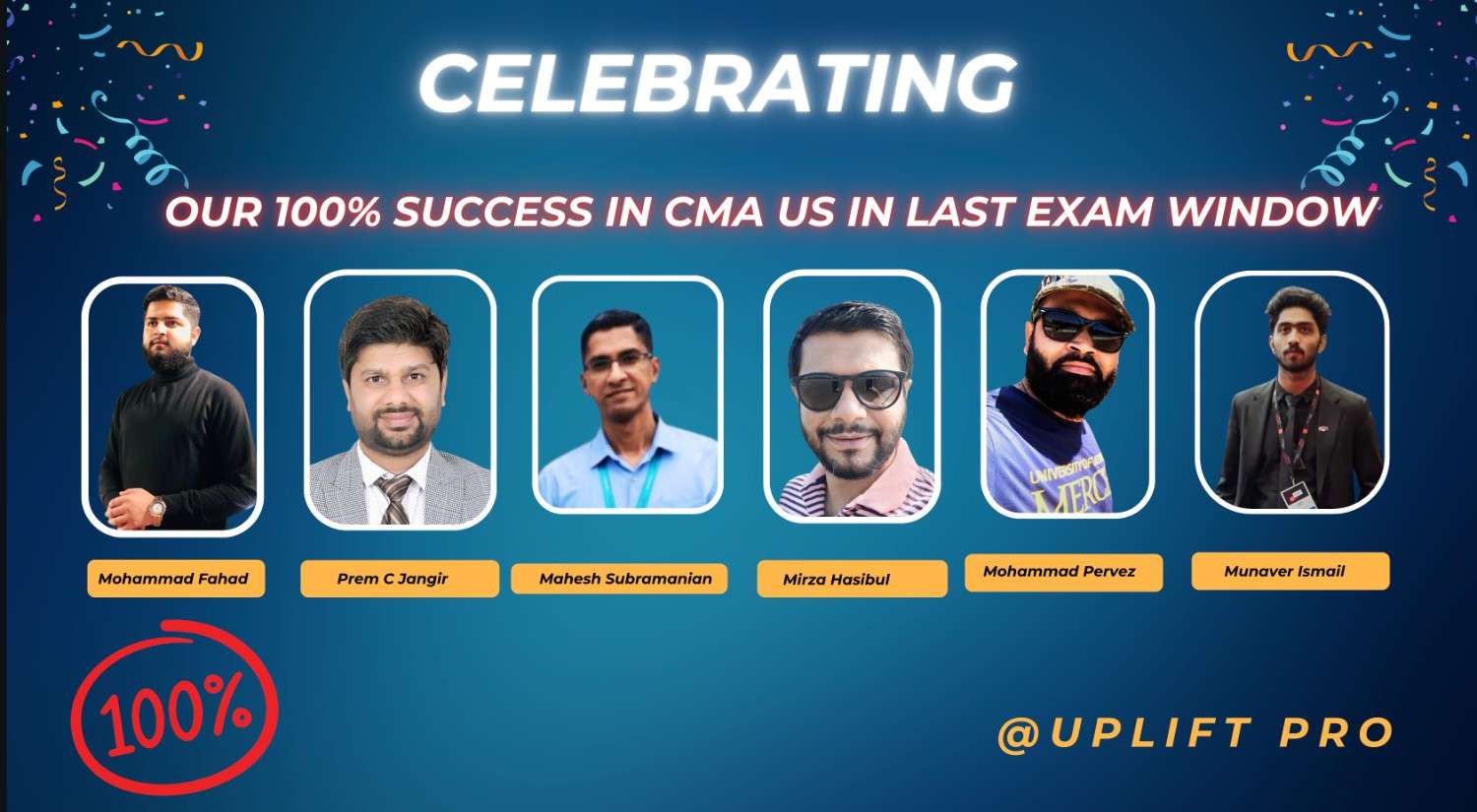 US CMA 100 Percent Success Banner