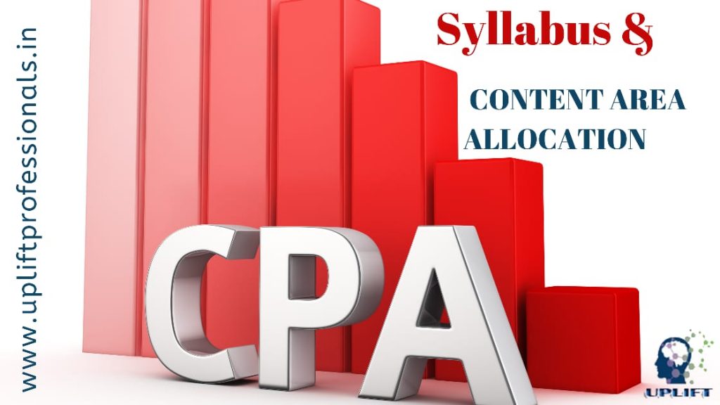 US CPA course syllabus Content area allocation US CMA US CIA US