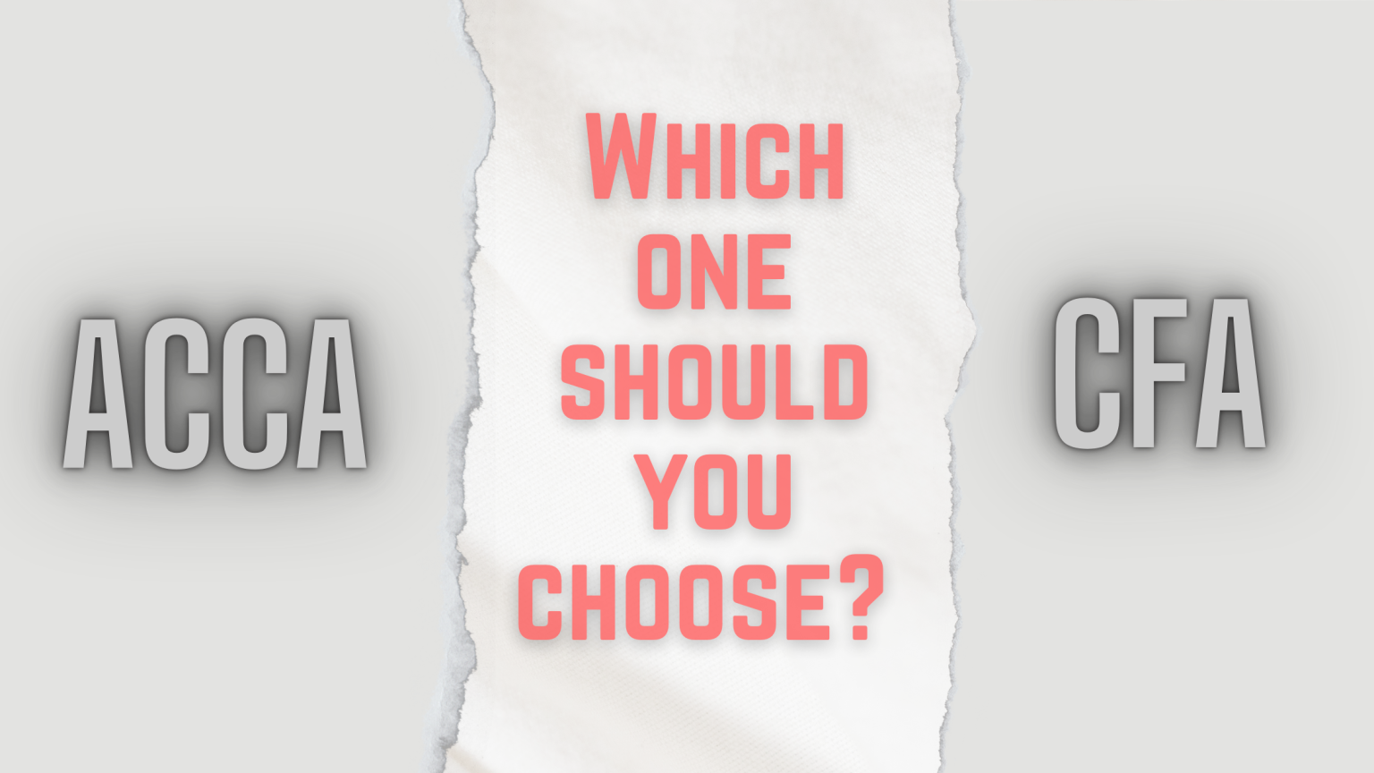 ACCA Vs. CFA: Which Qualification Should You Choose for Your Finance ...