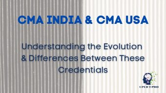 CMA India vs CMA USA